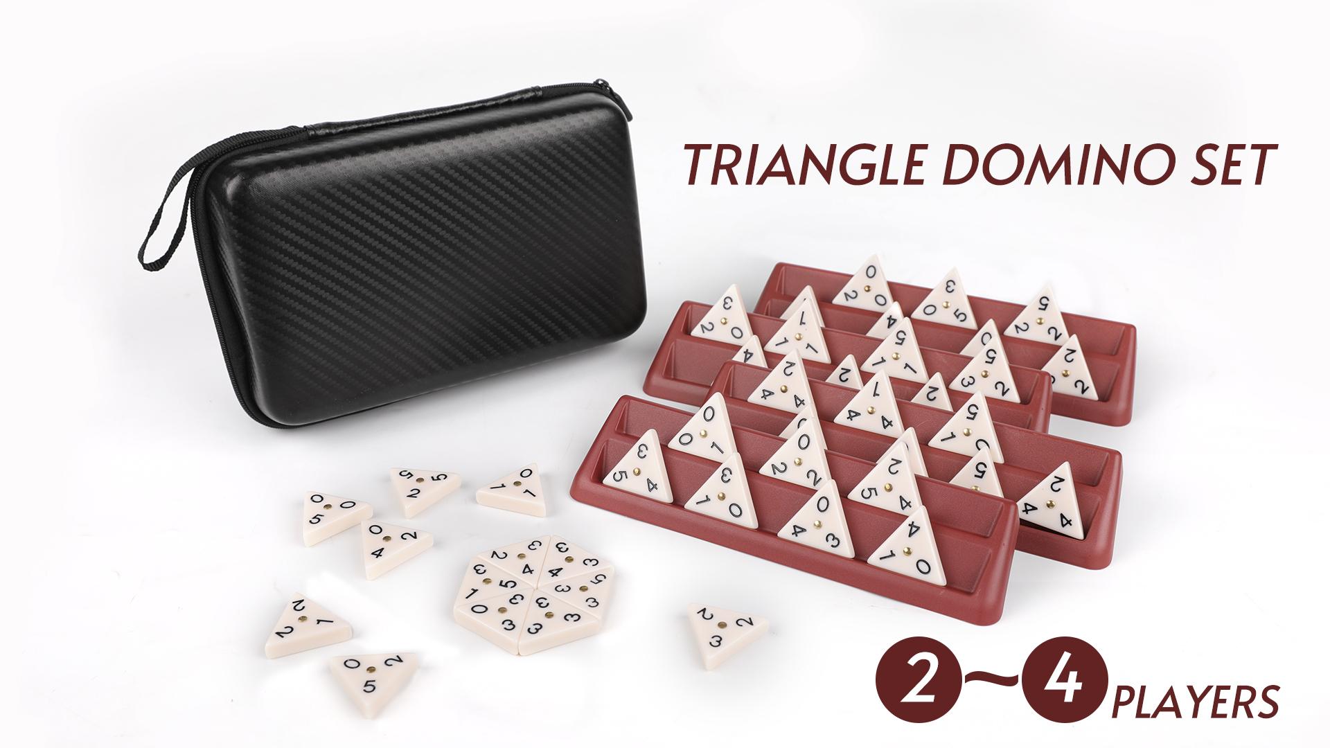 キムライズム Trignal セット Amazon.com: Doreimi Premium Quality Triangle Domino Game Set with